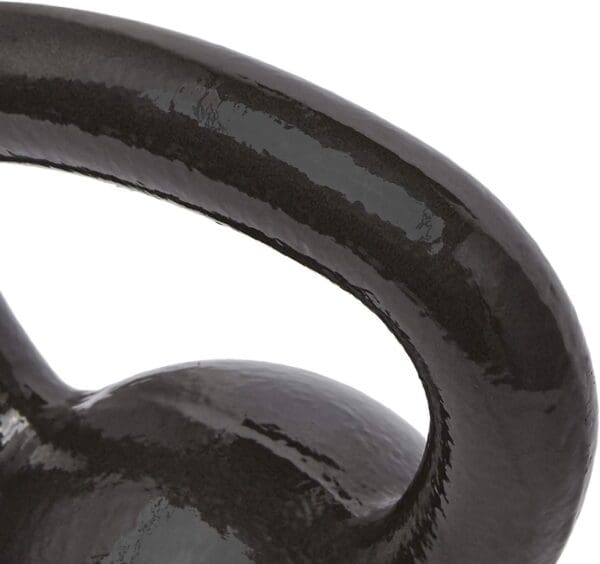 A close up of the handle on a kettlebell