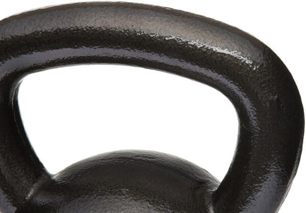 A close up of the handle on a kettlebell